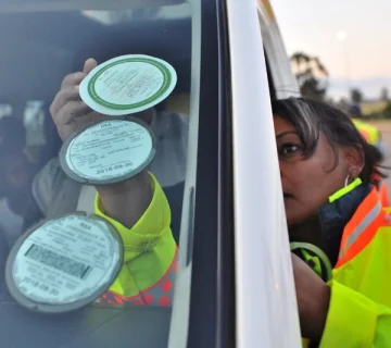 Vehicle licence disc 360x320